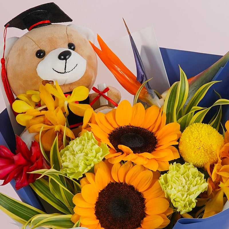 Bright Future Graduation Bouquet