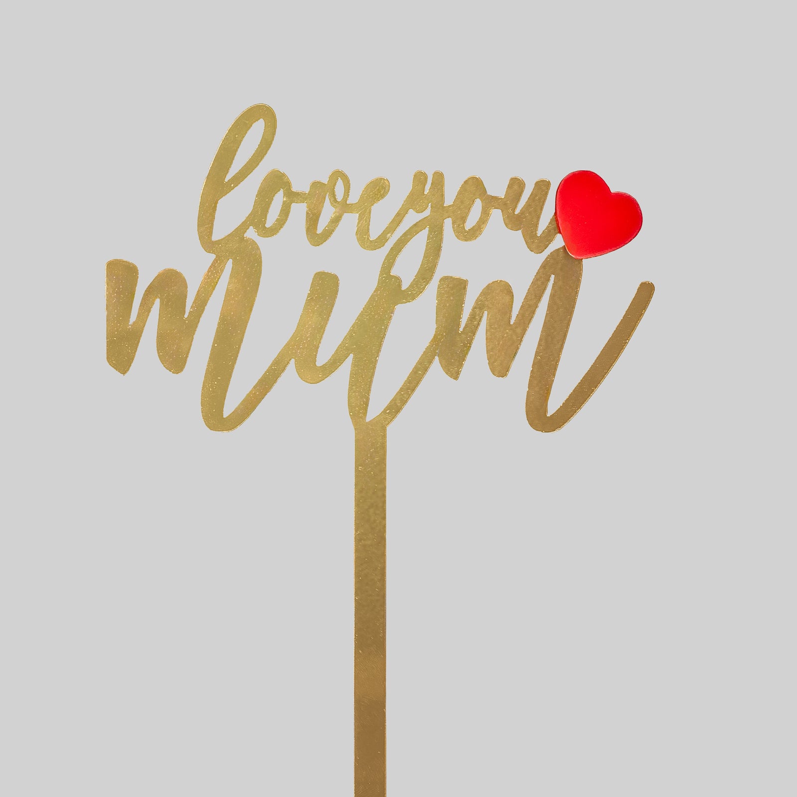 Love You Mum Flower Bouquet Topper